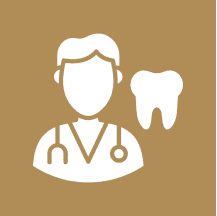 Dental professional symbol and tooth